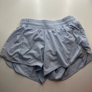 Light Blue Lululemon Shorts 2.5 inch